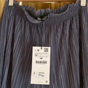 Zara flowy pleated pants
